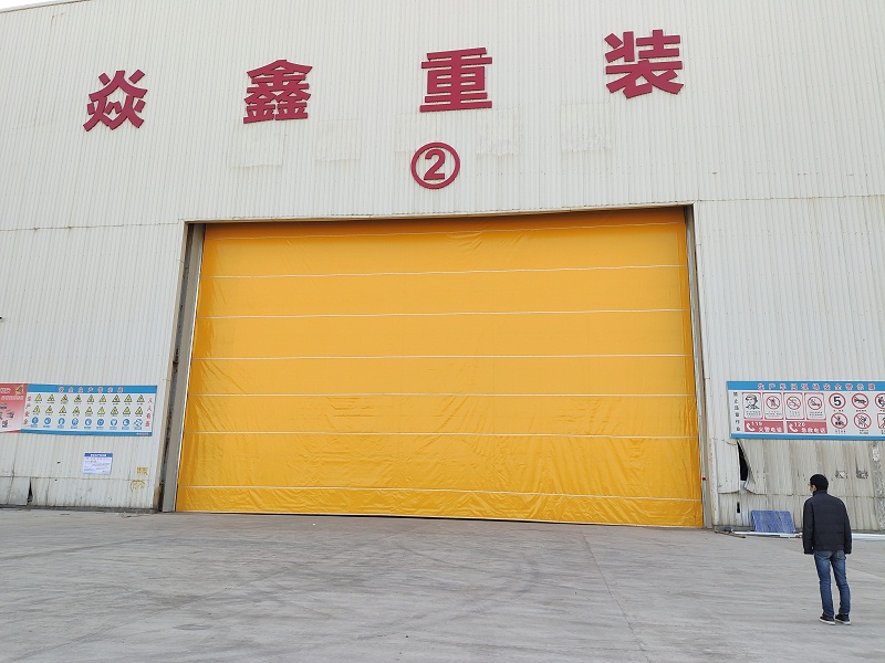 噴（pēn）砂車間柔性大門
