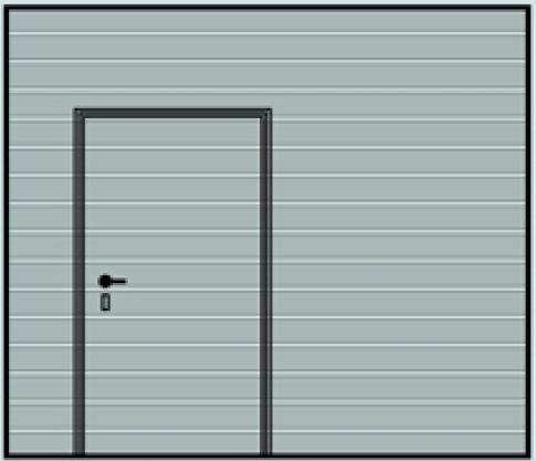 工業滑升門小門（mén）