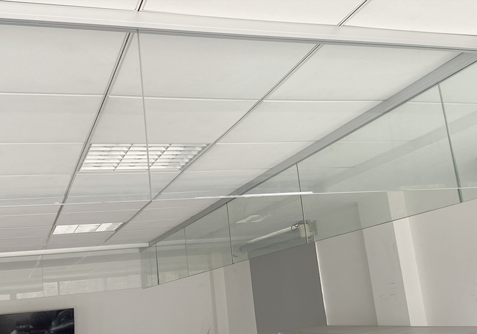 固定玻璃擋（dǎng）煙垂壁(半框)