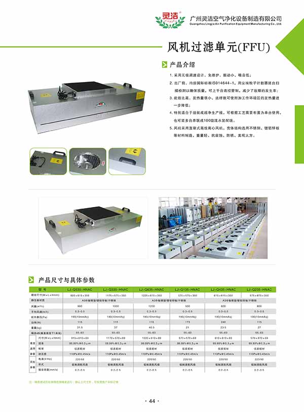 直流FFU淨化（huà）單元